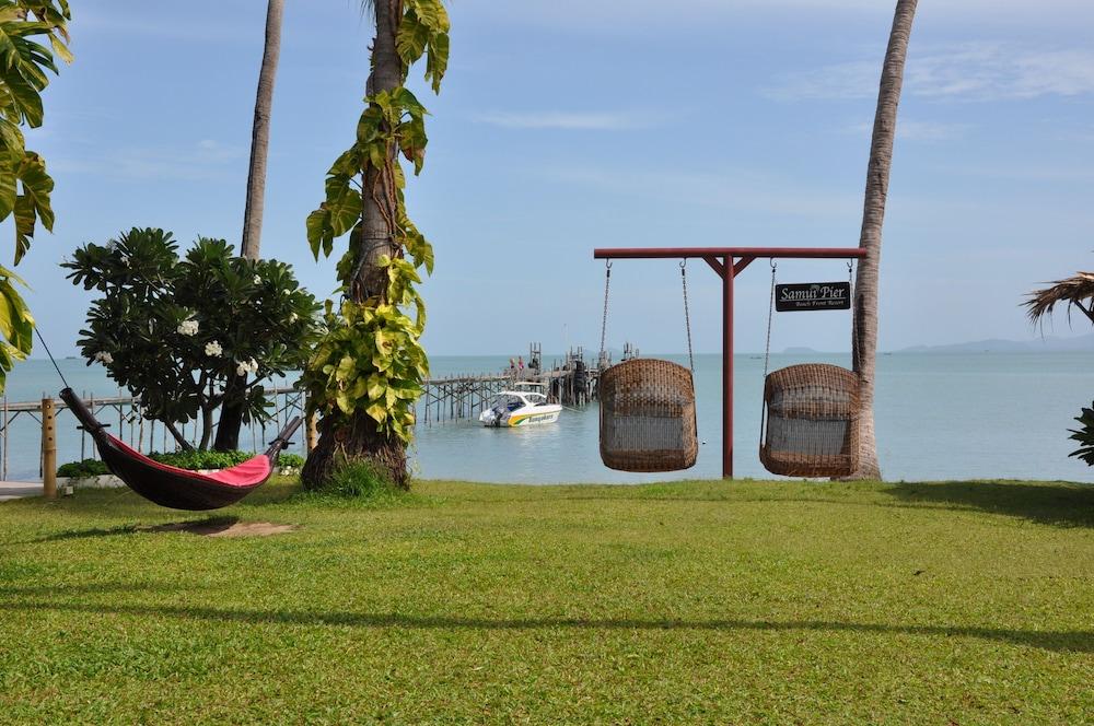 Samui Pier Beach Front & Resort Pantai Bangrak Luaran gambar