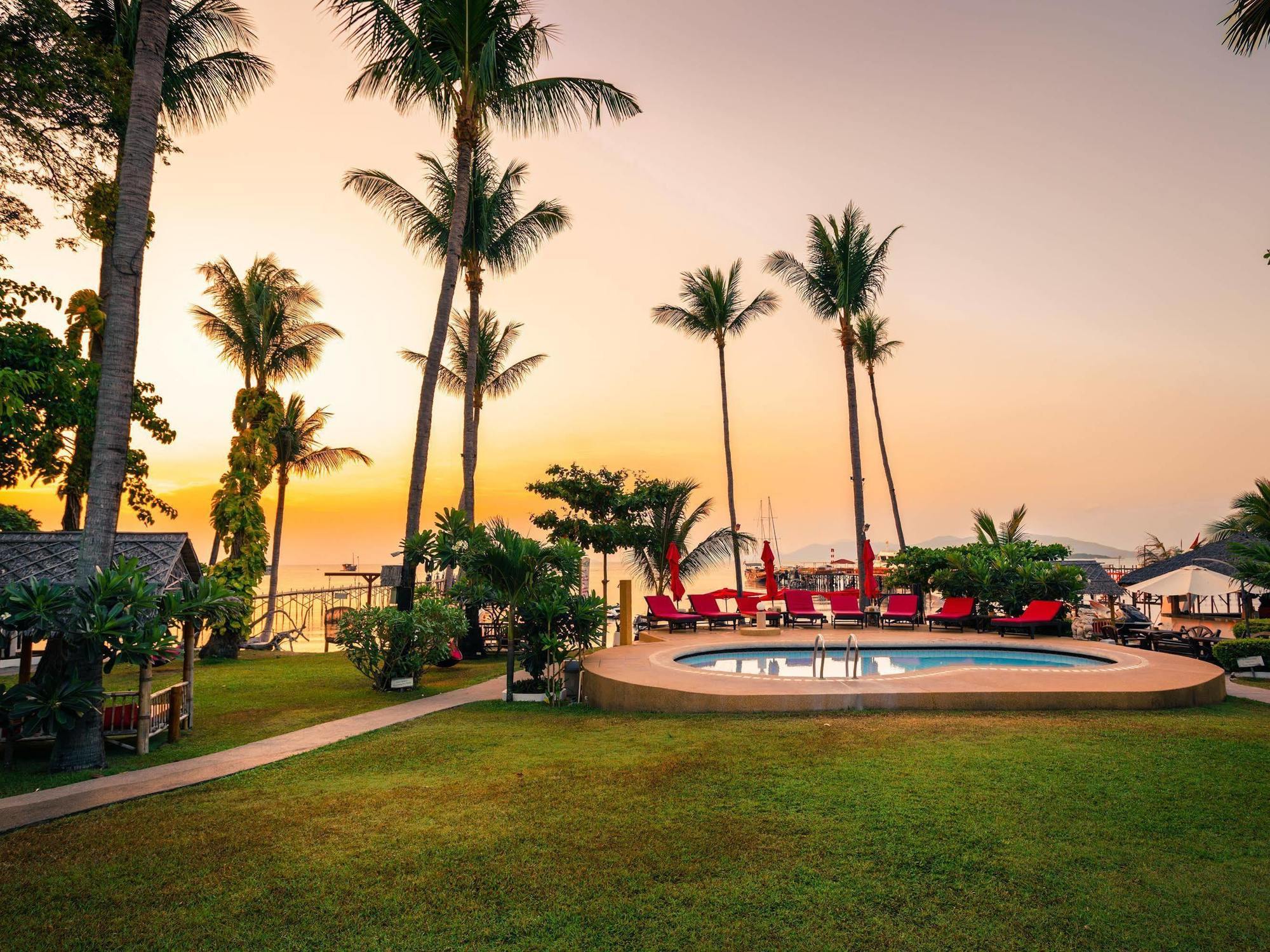 Samui Pier Beach Front & Resort Pantai Bangrak Luaran gambar